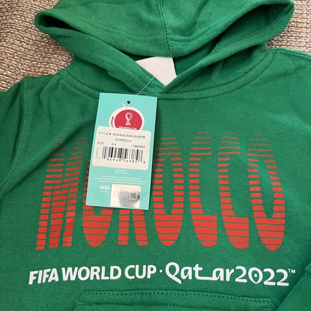 Hooded kids Morocco green